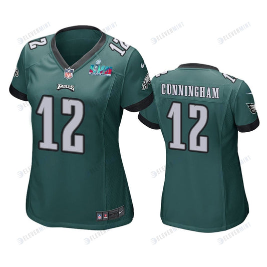 Randall Cunningham 12 Philadelphia Eagles Super Bowl LVII Game Jersey - Women Green