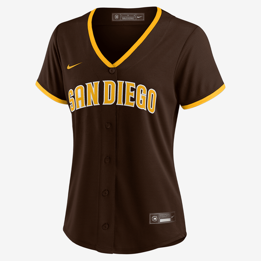 MLB San Diego Padres Women's Replica Baseball Jersey - Dark Cinder