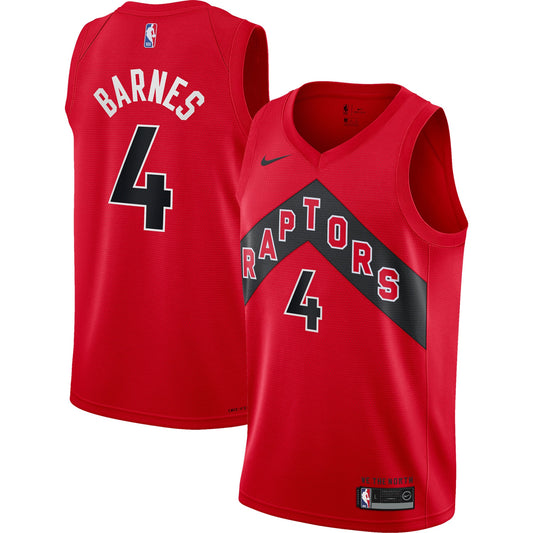 Scottie Barnes Toronto Raptors Nike Youth 2021/22 Swingman Jersey - Icon Edition - Red