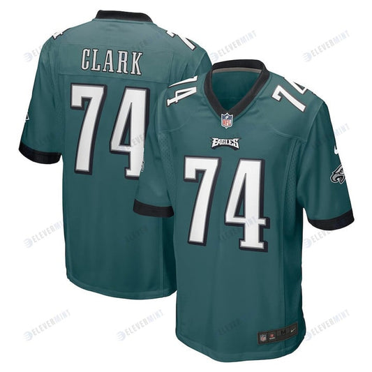 Le'Raven Clark 74 Philadelphia Eagles Game Jersey - Midnight Green