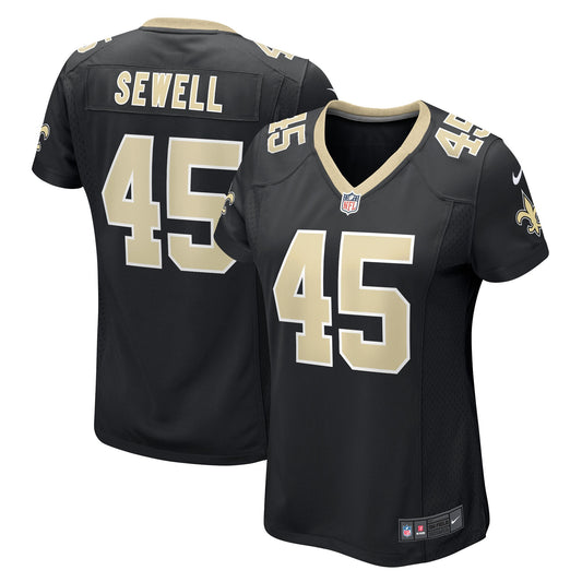 Nephi Sewell New Orleans Saints Nike Women's Game Player Jersey - Black