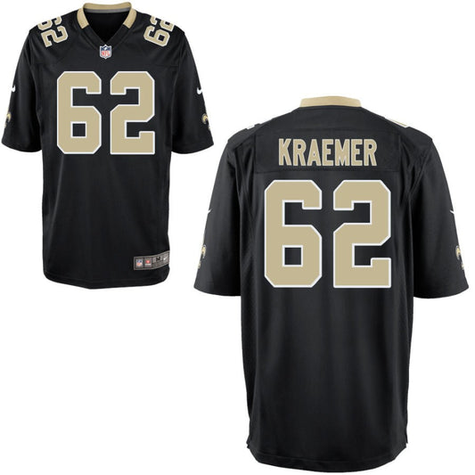 Tommy Kraemer New Orleans Saints Nike Youth Game Jersey - Black