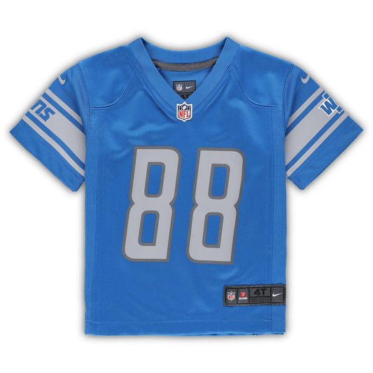 Youth T.J. Hockenson Nike Lions Game Jersey - Blue