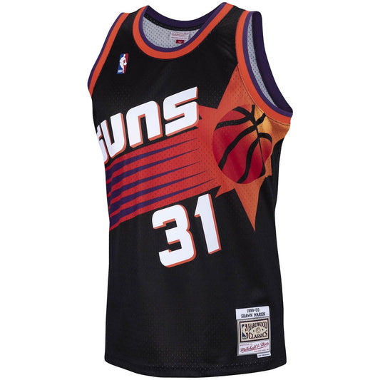 Men's Shawn Marion Mitchell & Ness Suns Swingman Jersey - Black