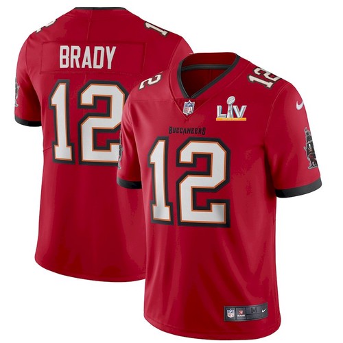 Men's Tampa Bay Buccaneers Tom Brady Super Bowl LV Game Vapor Jersey Red