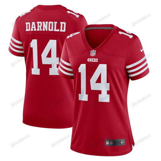 Sam Darnold 14 San Francisco 49ers Women's Game Player Jersey - Scarlet