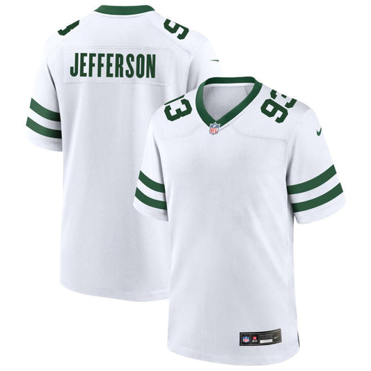 Quinton Jefferson New York Jets Nike Legacy Game Jersey - White