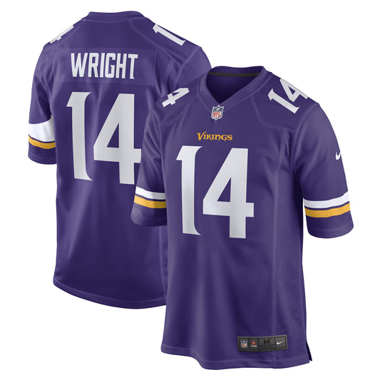 Ryan Wright Minnesota Vikings Nike Game Player Jersey - Purple