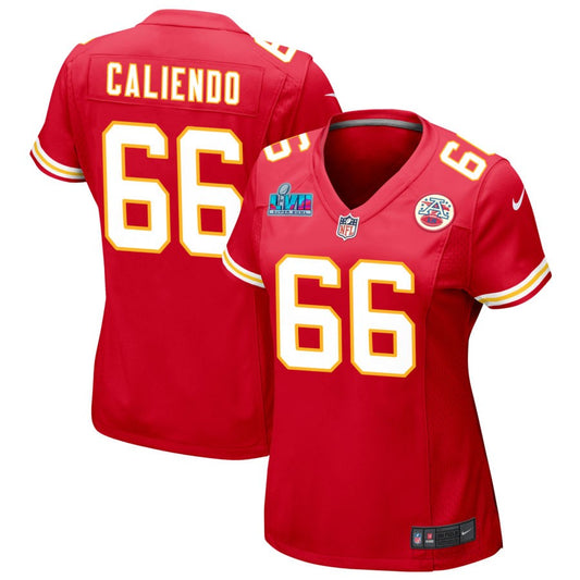 Mike Caliendo Kansas City Chiefs Nike Women's Super Bowl LVII Game Jersey - Red