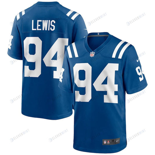 Tyquan Lewis 94 Indianapolis Colts Men Game Jersey - Royal