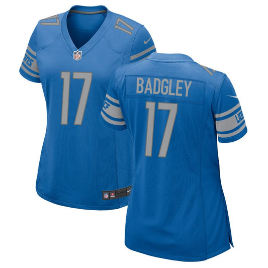 Michael Badgley Detroit Lions Nike Women's Game Jersey - Blue