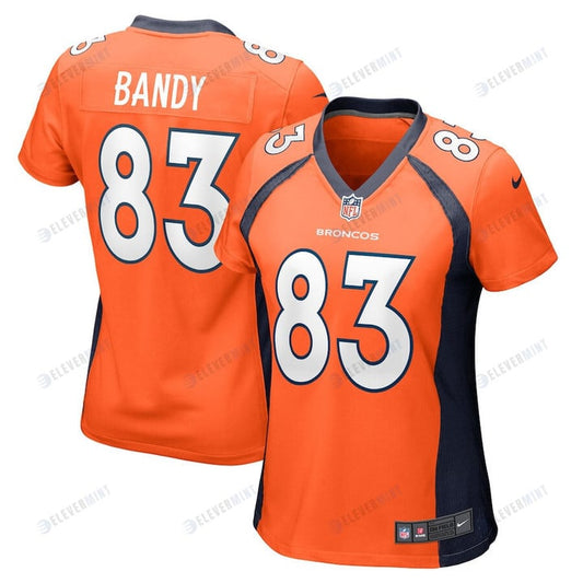 Michael Bandy 83 Denver Broncos Women Team Game Jersey - Orange