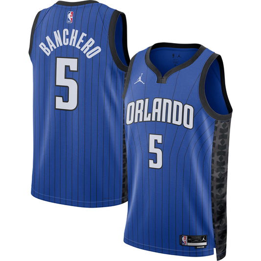 Paolo Banchero Orlando Magic Jordan Brand Unisex Swingman Jersey - Statement Edition - Blue