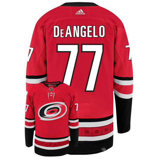 Tony DeAngelo Carolina Hurricanes Adidas Primegreen Authentic NHL Hockey Jersey