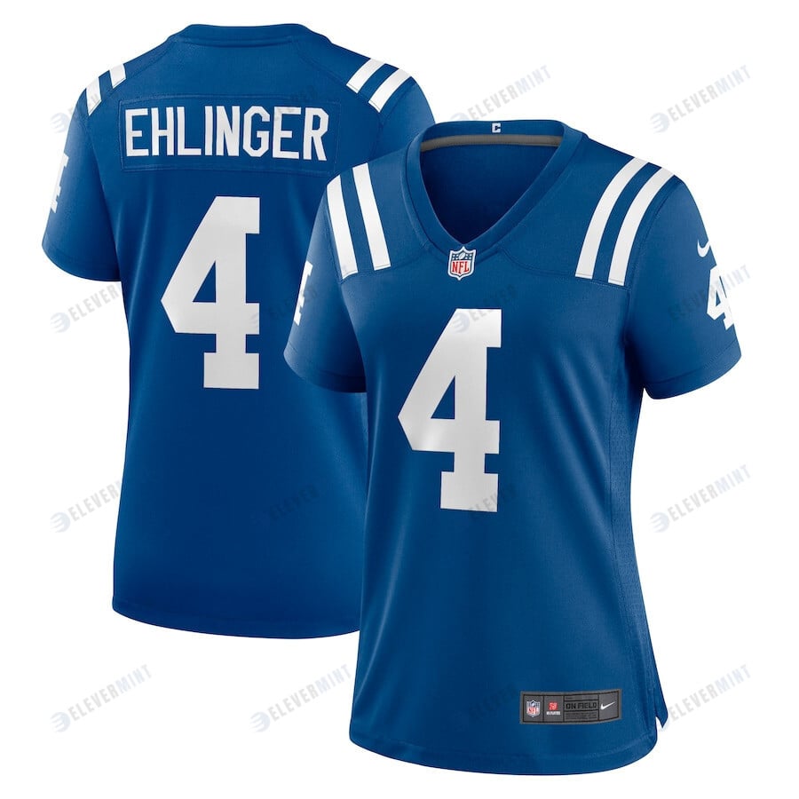 Sam Ehlinger 4 Indianapolis Colts Women Game Jersey - Royal