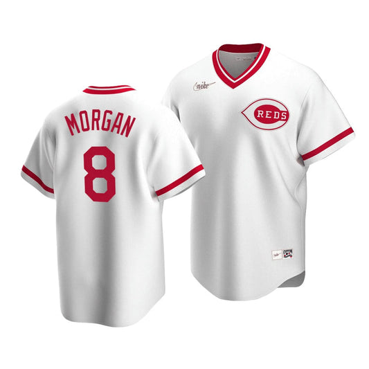 Men's Cincinnati Reds Joe Morgan Cooperstown Collection Home Replica Cool Base Jersey