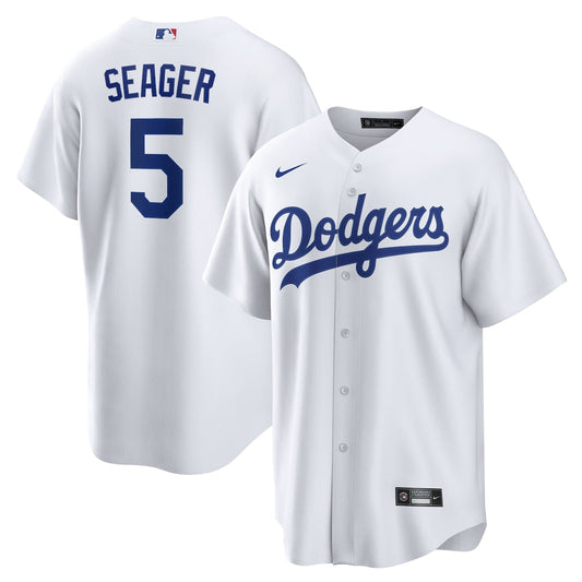 Men's Corey Seager Nike Dodgers Alternate Replica Name Jersey - White