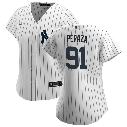 Oswald Peraza New York Yankees Nike Women's Home Replica Jersey - White