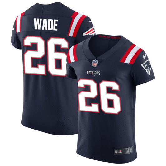 Shaun Wade New England Patriots Nike Vapor Elite Jersey - Navy