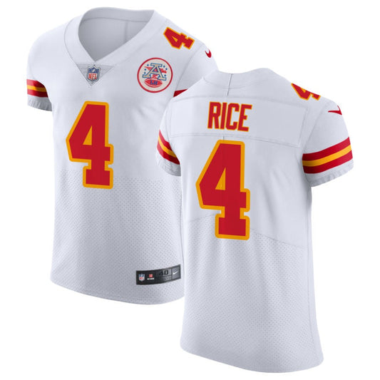 Rashee Rice Kansas City Chiefs Nike Vapor Untouchable Elite Jersey - White