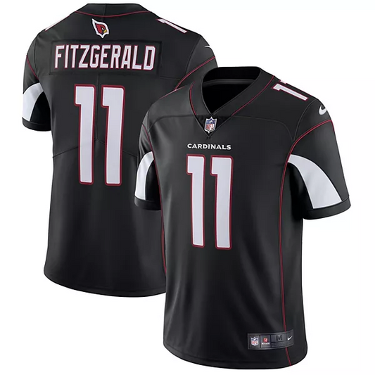 Men's Arizona Cardinals Larry Fitzgerald Vapor Limited Player Jersey Black