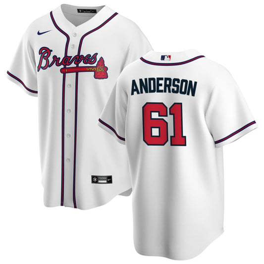 Nick Anderson Atlanta Braves Nike Home Replica Jersey - White