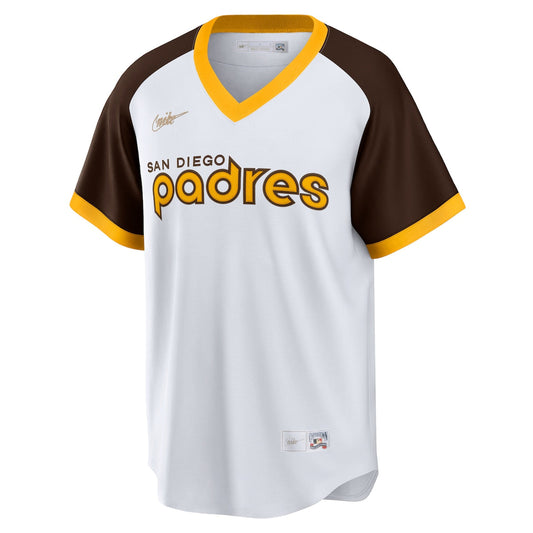 Men's  Nike Padres Home Cooperstown Collection Team Jersey - White