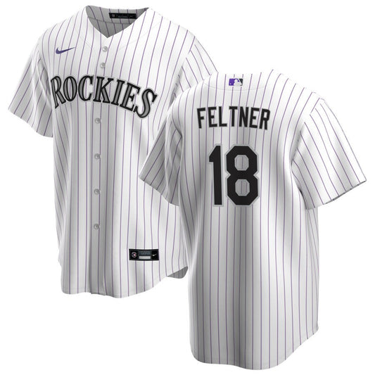 Ryan Feltner Colorado Rockies Nike Home Replica Jersey - White