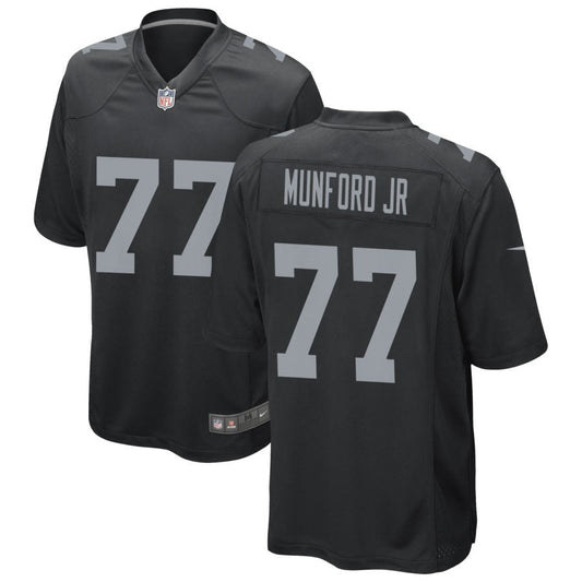 Thayer Munford Jr Las Vegas Raiders Nike Game Jersey - Black