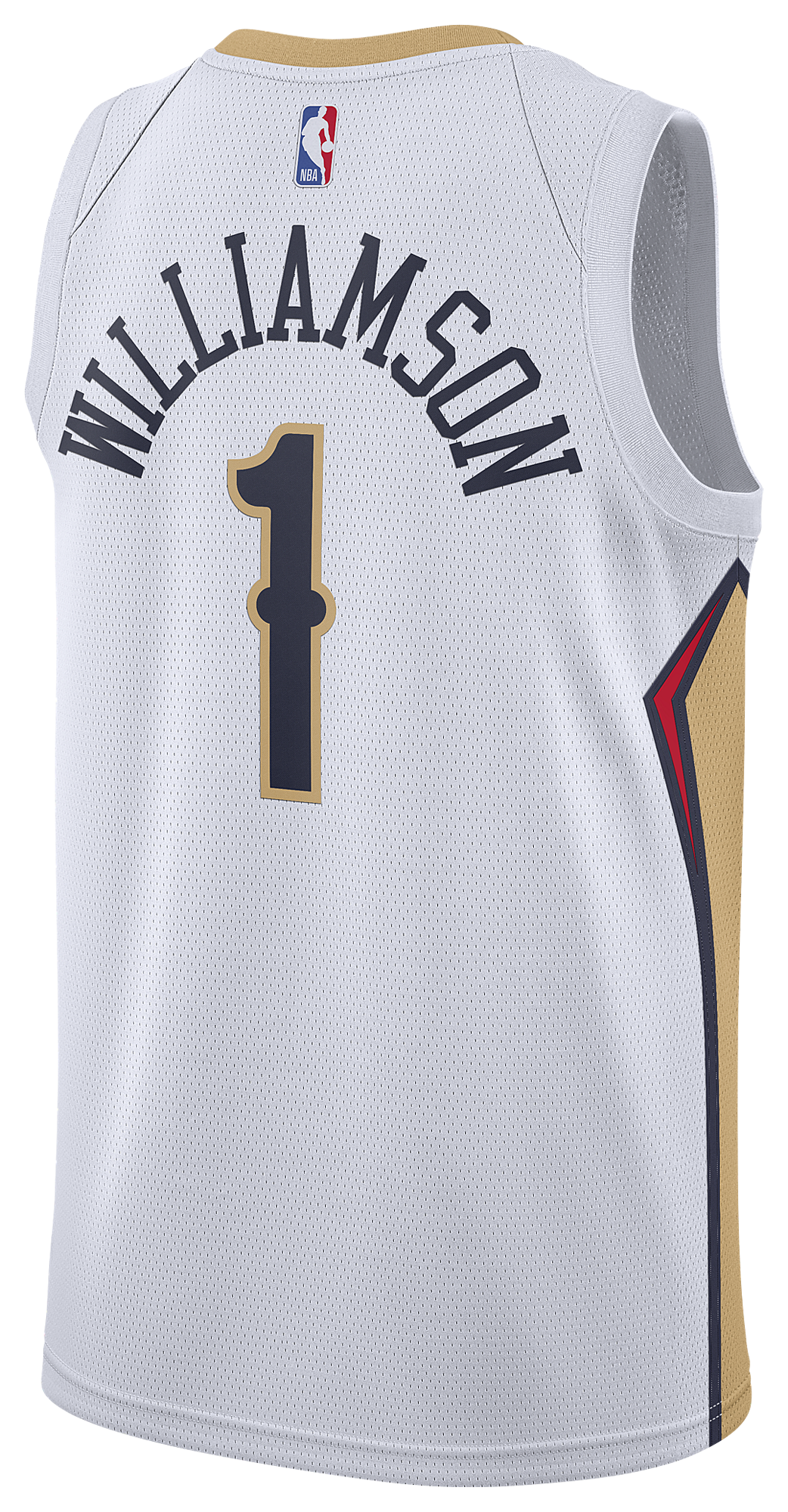 Men's Williamson Zion Nike Pelicans Swingman Jersey - White