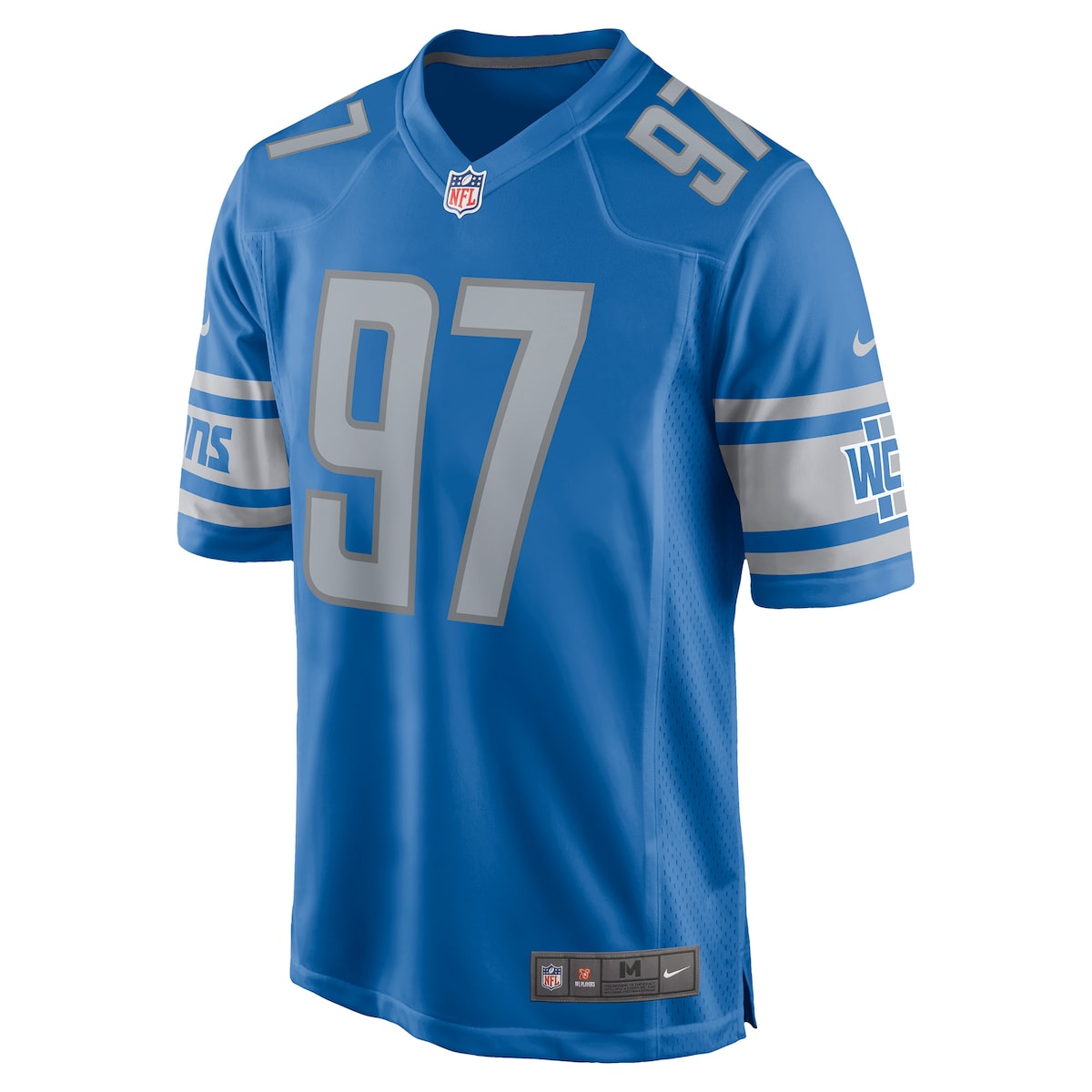 Men's Aidan Hutchinson Nike Lions Game Jersey - Blue