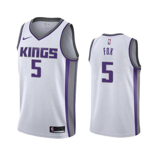 Men's Sacramento Kings De'Aaron Fox Association Jersey - White