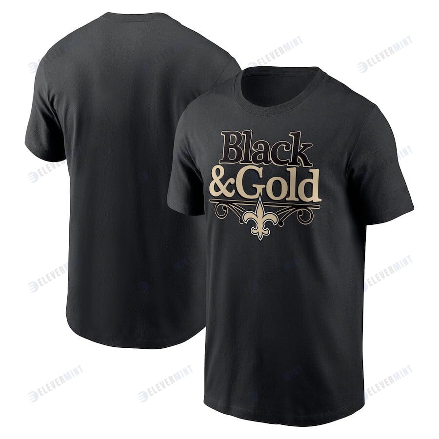 New Orleans Saints Local Essential T-Shirt - Black