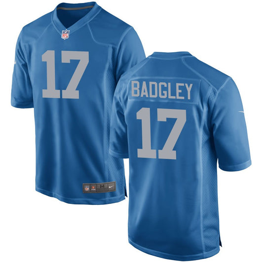 Michael Badgley Detroit Lions Nike Throwback Game Jersey - Blue