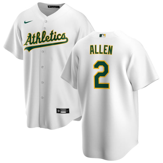 Nick Allen Oakland Athletics Nike Home Replica Jersey - White