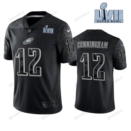 Randall Cunningham 12 Philadelphia Eagles Super Bowl LVII Reflective Limited Jersey