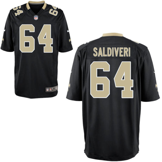 Nick Saldiveri New Orleans Saints Nike Youth Game Jersey - Black