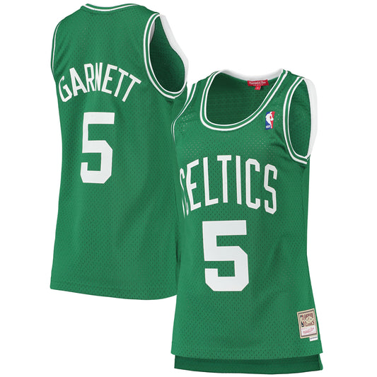 Kevin Garnett Boston Celtics Mitchell & Ness Women's 2007-08 Hardwood Classics Swingman Jersey - Kelly Green