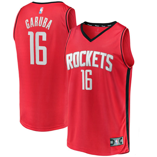 Usman Garuba Houston Rockets Fanatics Branded 2021/22 Fast Break Replica Jersey - Icon Edition - Red