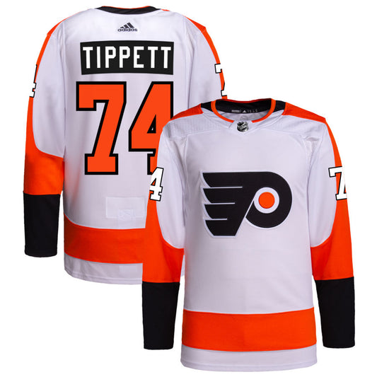 Owen Tippett Philadelphia Flyers adidas Away Authentic Pro Jersey - White