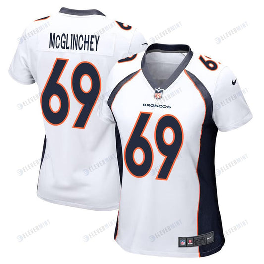 Mike McGlinchey 69 Denver Broncos Women Game Jersey - White