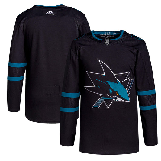 San Jose Sharks adidas Alternate Primegreen Authentic Pro Jersey - Black