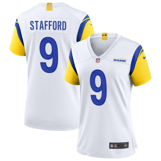 Matthew Stafford Los Angeles Rams Nike Women's Alternate Jersey - White