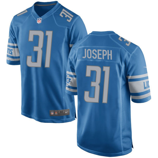 Kerby Joseph Detroit Lions Nike Game Jersey - Blue