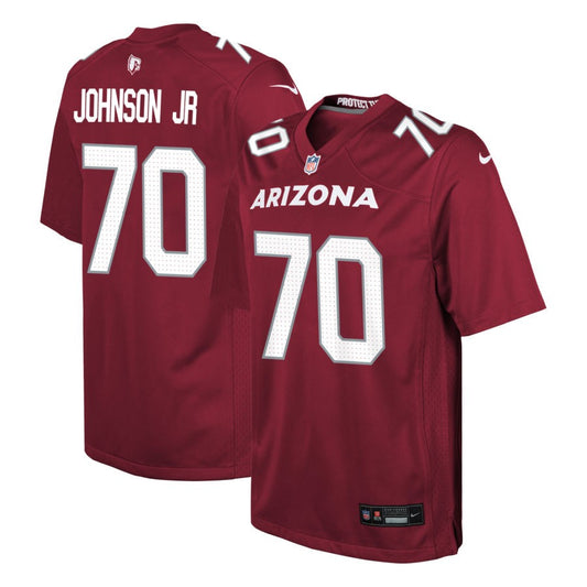 Paris Johnson Jr  Arizona Cardinals Nike Youth Game Jersey - Cardinal