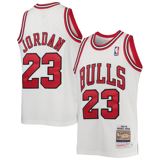 Michael Jordan Chicago Bulls Mitchell & Ness Youth 1997-98 Hardwood Classics Authentic Jersey - White