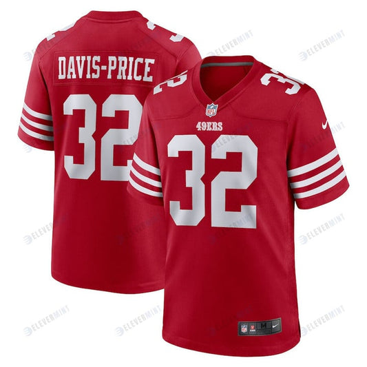 Tyrion Davis-Price San Francisco 49ers Game Player Jersey - Scarlet