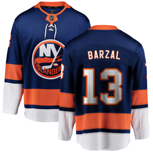 Mathew Barzal New York Islanders Fanatics Branded Home Breakaway Jersey - Blue