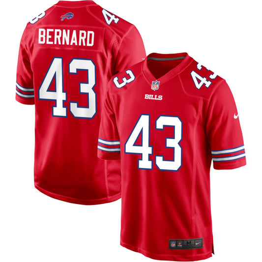 Terrel Bernard Buffalo Bills Nike Alternate Game Jersey - Red