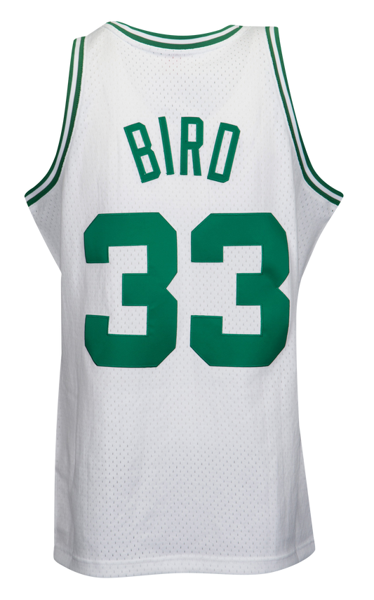 Men's Bird Larry Mitchell & Ness Celtics Swingman Jersey - White